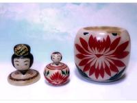 Kakizawa Yoshinobu (柿沢是伸)  DOB 1974 Master Father Kakizawa Zetakashiko - Shimanuki Shop Kokeshi Can