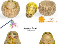 Tanabe Kaori (田邊香)  New Style: YOB 1974 Master Okazaki Yasuo - Neko with a basket