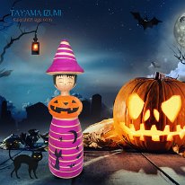 Tayama, Izumi (田山和泉) New Style: Halloween Kokeshi