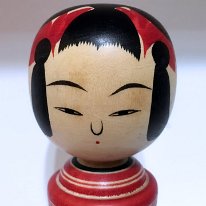 Yusa Fukujyu (遊佐 福寿) DOB 1930 Master Takahashi Sakari. Narugo and Creative Kokeshi Maker