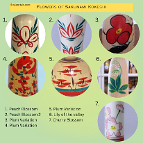 Flowers of Sakunami Kokeshi