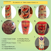 Flowers of Sakunami Kokeshi