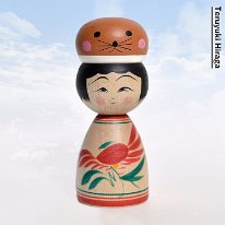 Hiraga Teruyuki (平賀輝幸) 2020 Year of the Rat Kani-giku Crab Flower Mum Pattern