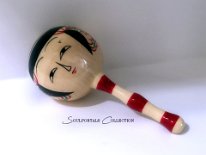 Kokeshi Tsuchiyu Rattle