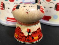 Kamata Takashi (鎌田孝志) Shimanuki Kokeshi Can Exclusive. Peony Flower Design