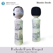 Masako Bando Kokeshi Inspired Piece