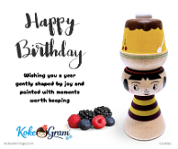 Happy Birthday お誕生日おめでとう Wishing you a year gently shaped by joy and painted with moments worth keeping