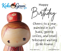 Happy Birthday お誕生日おめでとう Cheers to a year painted in soft hues, gentle smiles, and small treasures waiting to be found.
