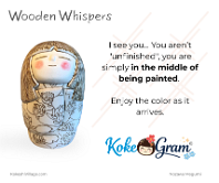 Wooden Whispers I see you... You aren’t 