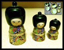 Trinket Boxes Kokeshi Inspired Type
