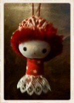Cloth Kokeshi Inspired doll
