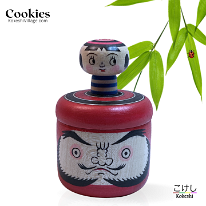 Mitsuharu Fujita Master Abo Kanemitsu Cookies Daruma-San Container
