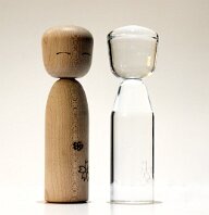Katagami Kokeshi by Reka Toth-Vasarhelyi Artisan | Woodturner Artisan Website