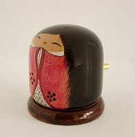 Katagami Kokeshi by Reka Toth-Vasarhelyi Artisan | Woodturner Artisan Website