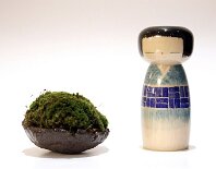 Katagami Kokeshi by Reka Toth-Vasarhelyi Artisan | Woodturner Who says Kokeshi can't be used in home decor? I say go for it! Artisan Website