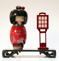 Katagami Kokeshi by Reka Toth-Vasarhelyi Artisan | Woodturner Artisan Website