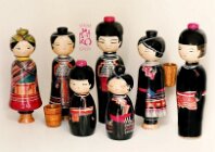 Katagami Kokeshi by Reka Toth-Vasarhelyi Artisan | Woodturner Artisan Website