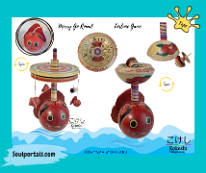 Kokeshi Games: Fortune Game and Merry go Round by Kitayama Moriharu