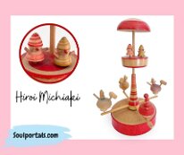 Kokeshi Toys: Hiroi Michiaki Equestrian troupe (曲馬団)
