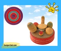 Kokeshi Toys: Topiary Tops by Masaaki Hiroi (unsigned)