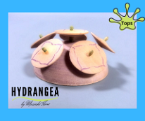 Kokeshi Toys: Tops by Masaaki Hiroi Hydrangeas