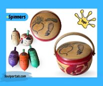 Kokeshi Toys Tops Abe Masayoshi