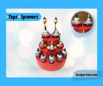Kokeshi Toys: Tops Hina