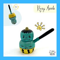 Kokeshi Toys: Oni by Maeda Ryoji