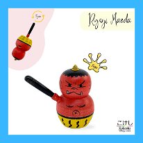 Kokeshi Toys: Oni by Maeda Ryoji
