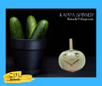 Kokeshi Toys: Tops by Michiaki Hiroi Haunted Tops Kappa